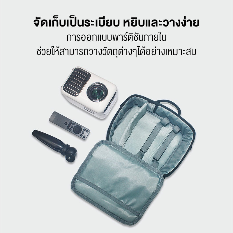 Wanbo Projector Storage Bag ถุงเก็บโปรเจคเตอร์ กระเป๋าเก็บของ T2 max T2R Max Dali1 Davinci กระเป๋าเก็บโปรเจคเตอร์แบบพกพา