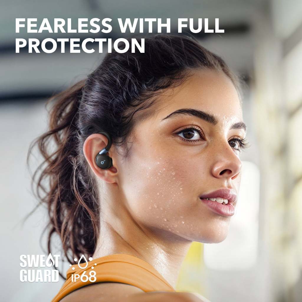 Soundcore Sport X20 True-Wireless Sport Earbuds with Hook หูฟังบลูทูธ หูฟังออกกำลังกาย Adaptive ANC หูฟังไร้ส