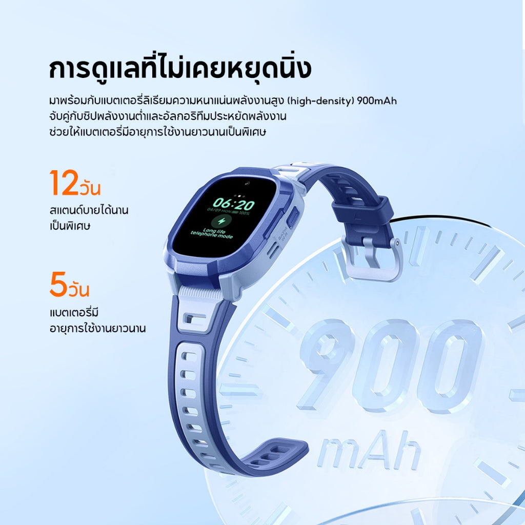 Mibro Watch Phone P6 นาฬิกาโทรศัพท์ เด็ก วิดีโอคอล ถ่ายรูป โทร GPS 4G watch นาฬิกากันเด็กหาย ติดตาม ประกัน1ปี