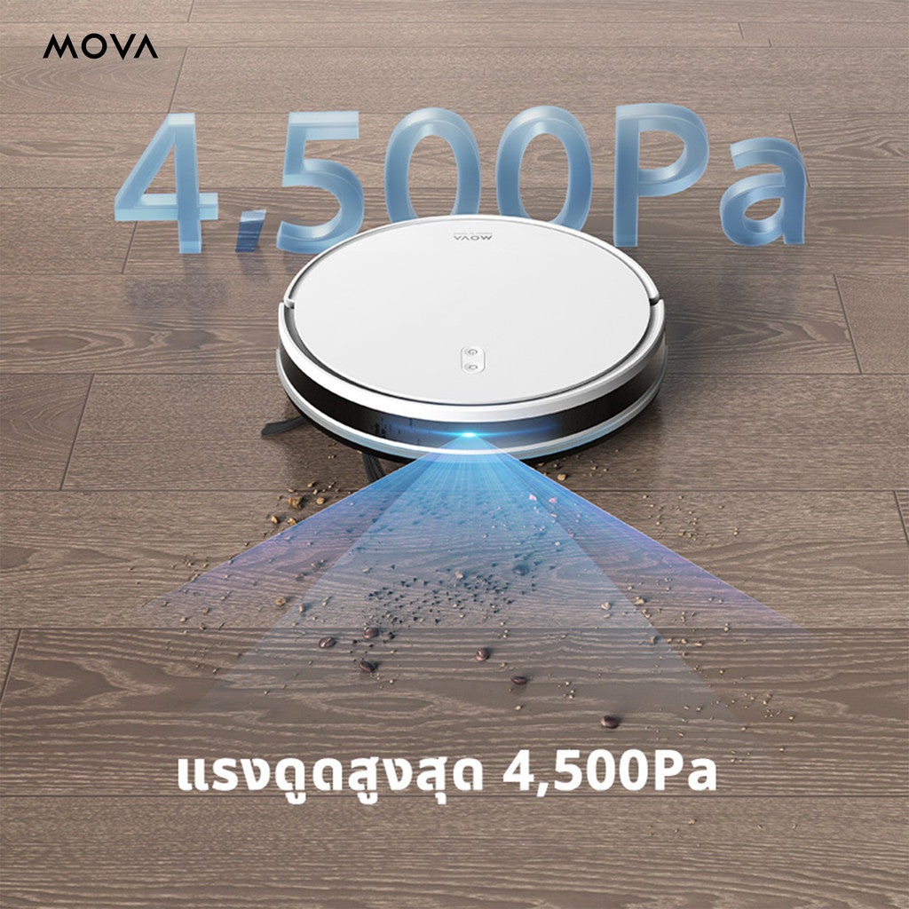 MOVA K20 เครื่องดูดฝุ่นแห้งและเปียก & E10 หุ่นยนต์ดูดฝุ่นและล้างพื้น