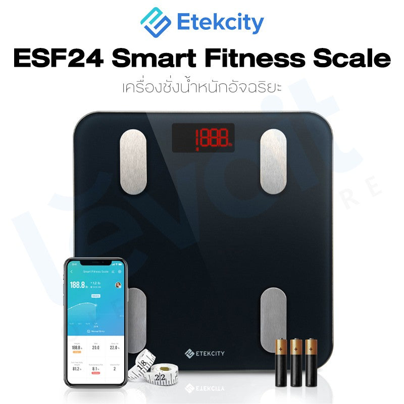 Etekcity ESF24 / ESF14 Smart Fitness Scale เครื่องชั่งน้ำหนักดิจิตอล