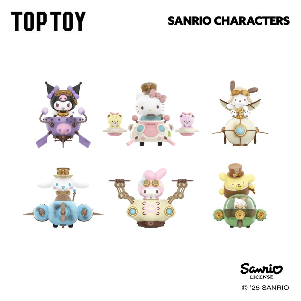 TOPTOY x Sanrio Characters Steampunk Series Figures Blind Box ของเล่นฟิกเกอร์ ของขวัญวันเกิด