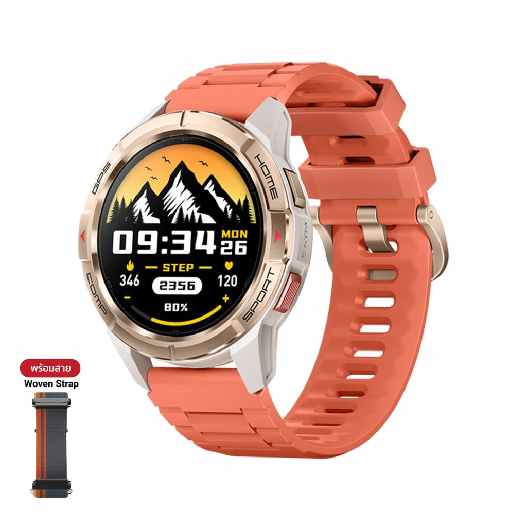 Mibro Watch GS Active สมาร์ทวอทช์ GPS ในตัว กันน้ำ 5ATM จอ AMOLED 60Hz ความสว่าง 1000Nit