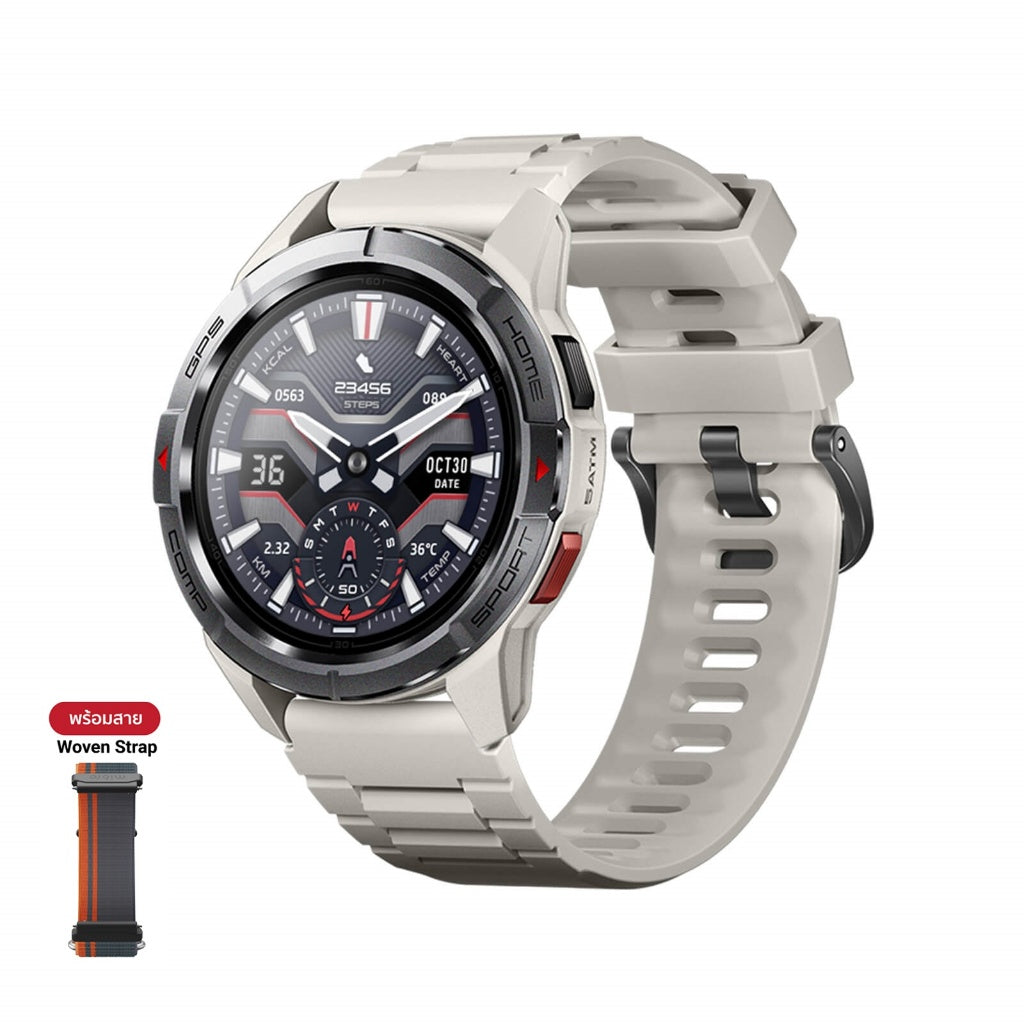 Mibro Watch GS Active สมาร์ทวอทช์ GPS ในตัว กันน้ำ 5ATM จอ AMOLED 60Hz ความสว่าง 1000Nit