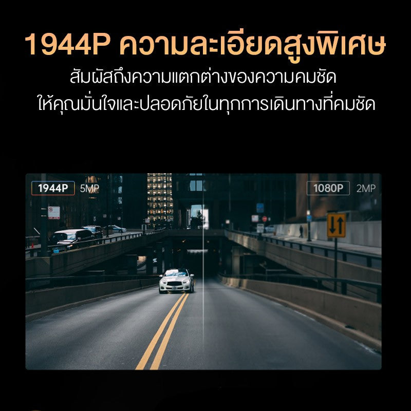 DDPAI Z40 GPS Dual Front and Rear Dash cam 1944PCar Camera กล้องติดรถยนต์ บันทึกขณะจอดรถ24 ชั่วโมง กล้องมองหลังติดรถยนต์