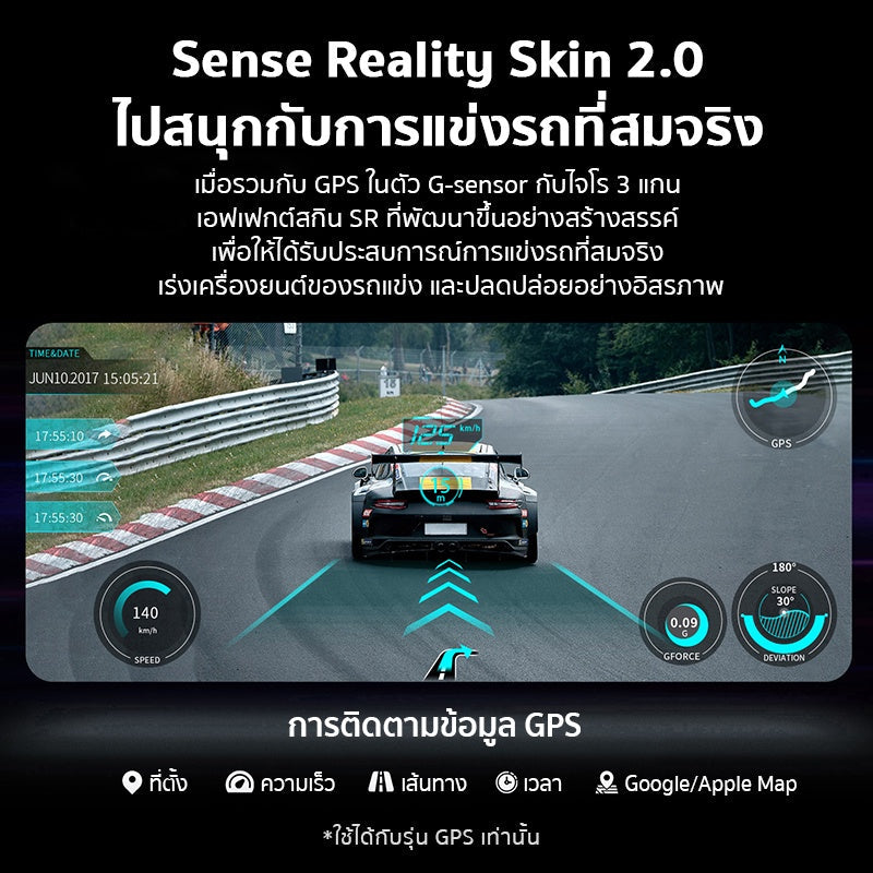 DDPAI Mola N3 Pro GPS Front and Rear Dash Cam 2K+1600P Full HD กล้องติดรถยนต์ 140 °องศามุมกว้าง ความละเอียด กล้องหน้ารถ