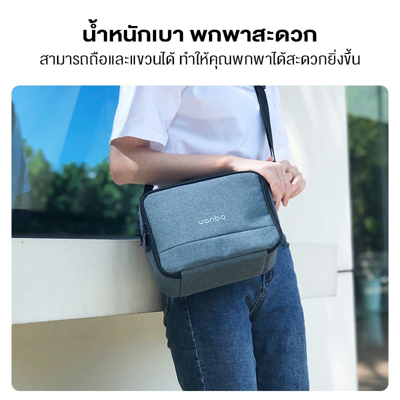 Wanbo Projector Storage Bag ถุงเก็บโปรเจคเตอร์ กระเป๋าเก็บของ T2 max T2R Max Dali1 Davinci กระเป๋าเก็บโปรเจคเตอร์แบบพกพา