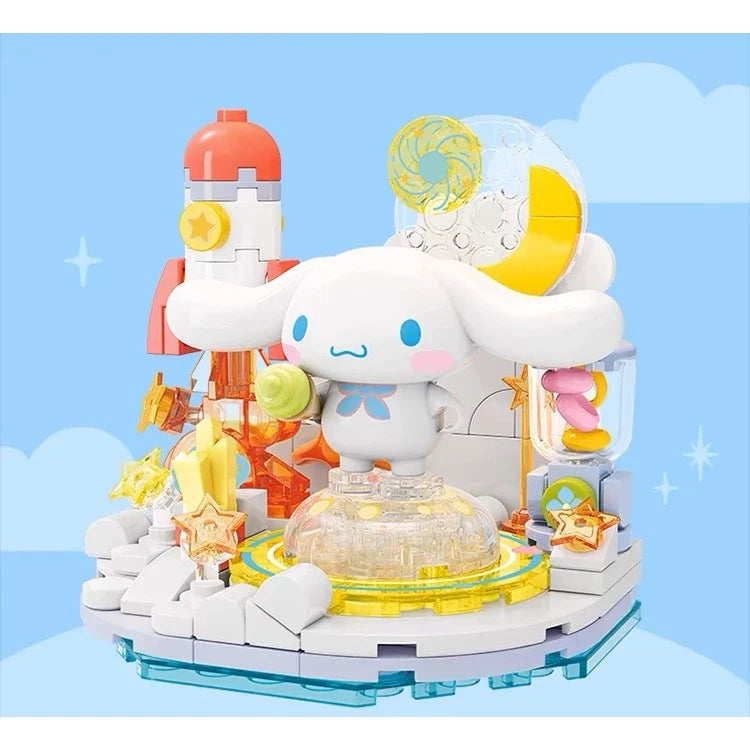 TOPTOY x Sanrio Charaters Wonder Lamp Series Building Blocks -Cinnamoroll's Snack Planet บล็อกตัวต่อ
