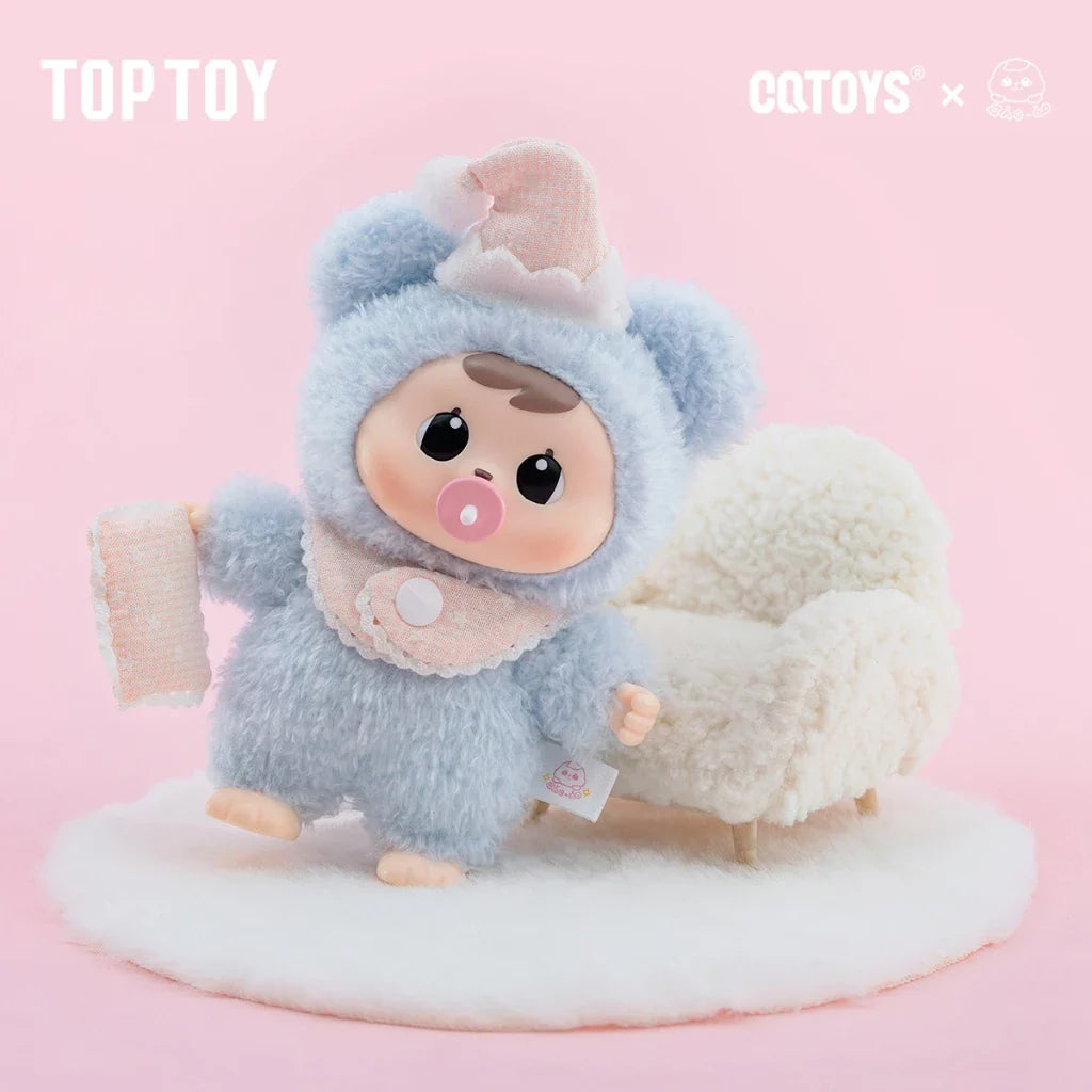 TOPTOY + CQTOYS x “Bao-ao,Goodnight” Baby Series Plush Blind Box ของเล่นฟิกเกอร์ ของขวัญวันเกิด