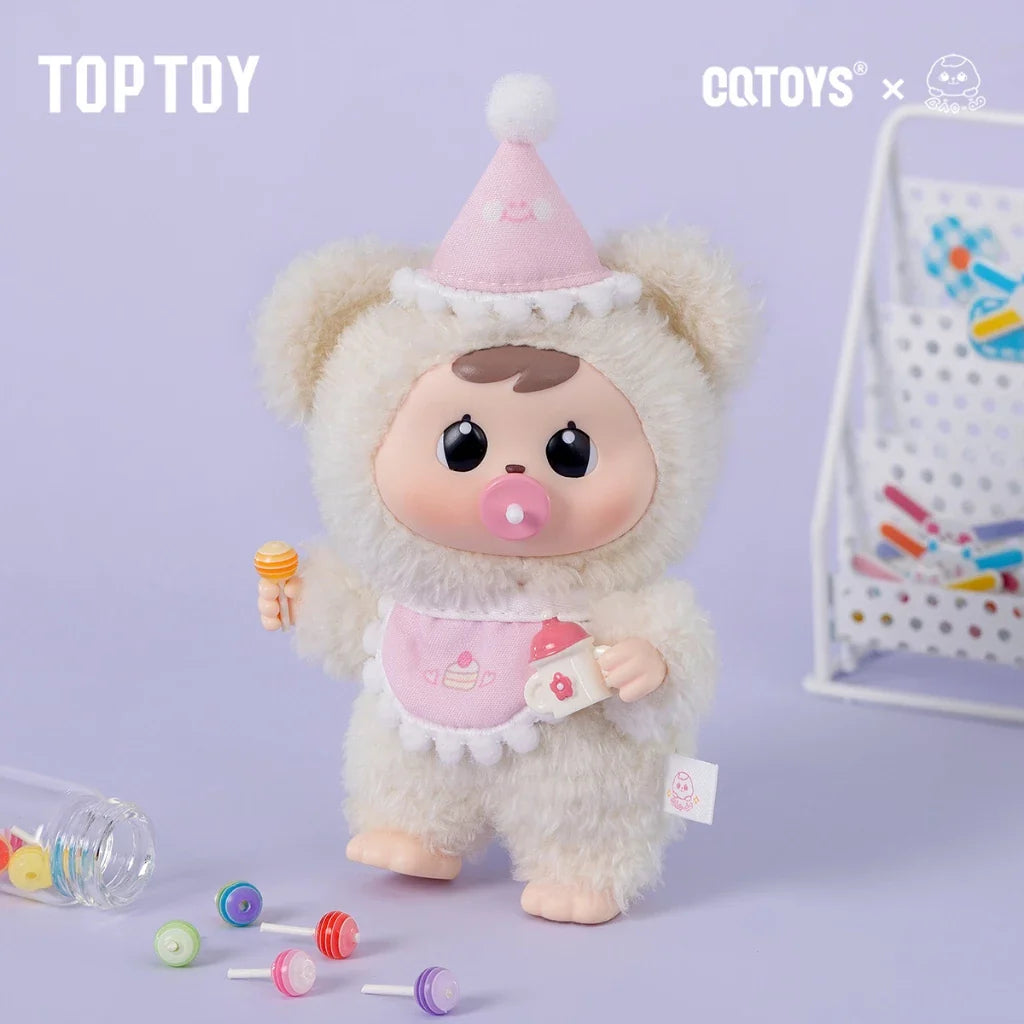 TOPTOY + CQTOYS x “Bao-ao,Goodnight” Baby Series Plush Blind Box ของเล่นฟิกเกอร์ ของขวัญวันเกิด