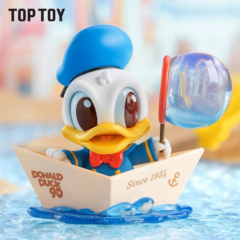 TOPTOY x Disney Donald Duck 90th Anniversary Childhood Series Figurines ของเล่น ของขวัญ สําหรับเด็ก
