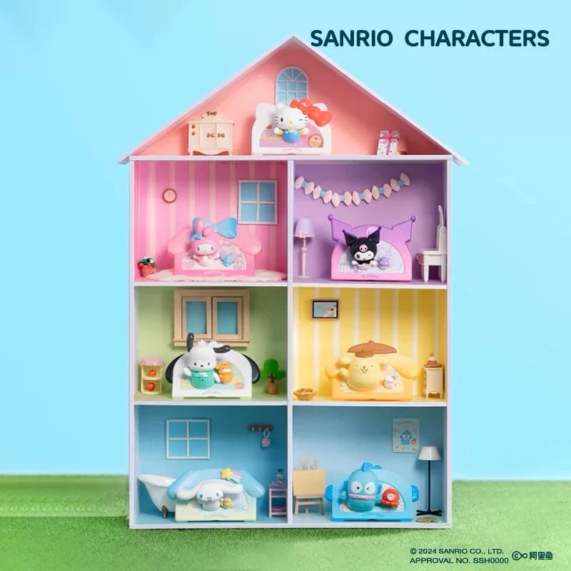 TOPTOY x Sanrio Characters MY HOME Series Figures Toy ของเล่นฟิกเกอร์ ของขวัญวันเกิด สําหรับเด็ก