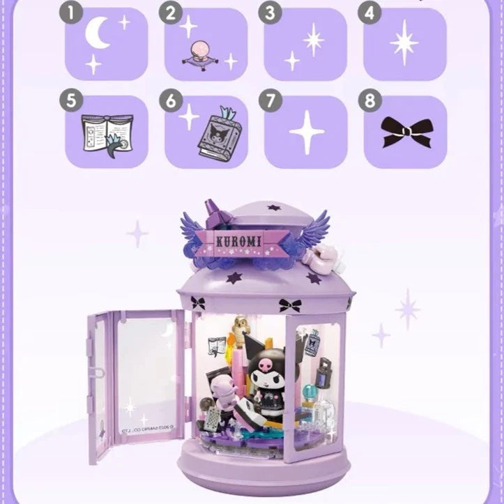 TOPTOY x Sanrio Charaters Wonder Lamp Series Building Blocks - Kuromi's Library āļāļĨāđāļāļāļāļąāļ§āļāđāļ āļāļāļāđāļĨāđāļ