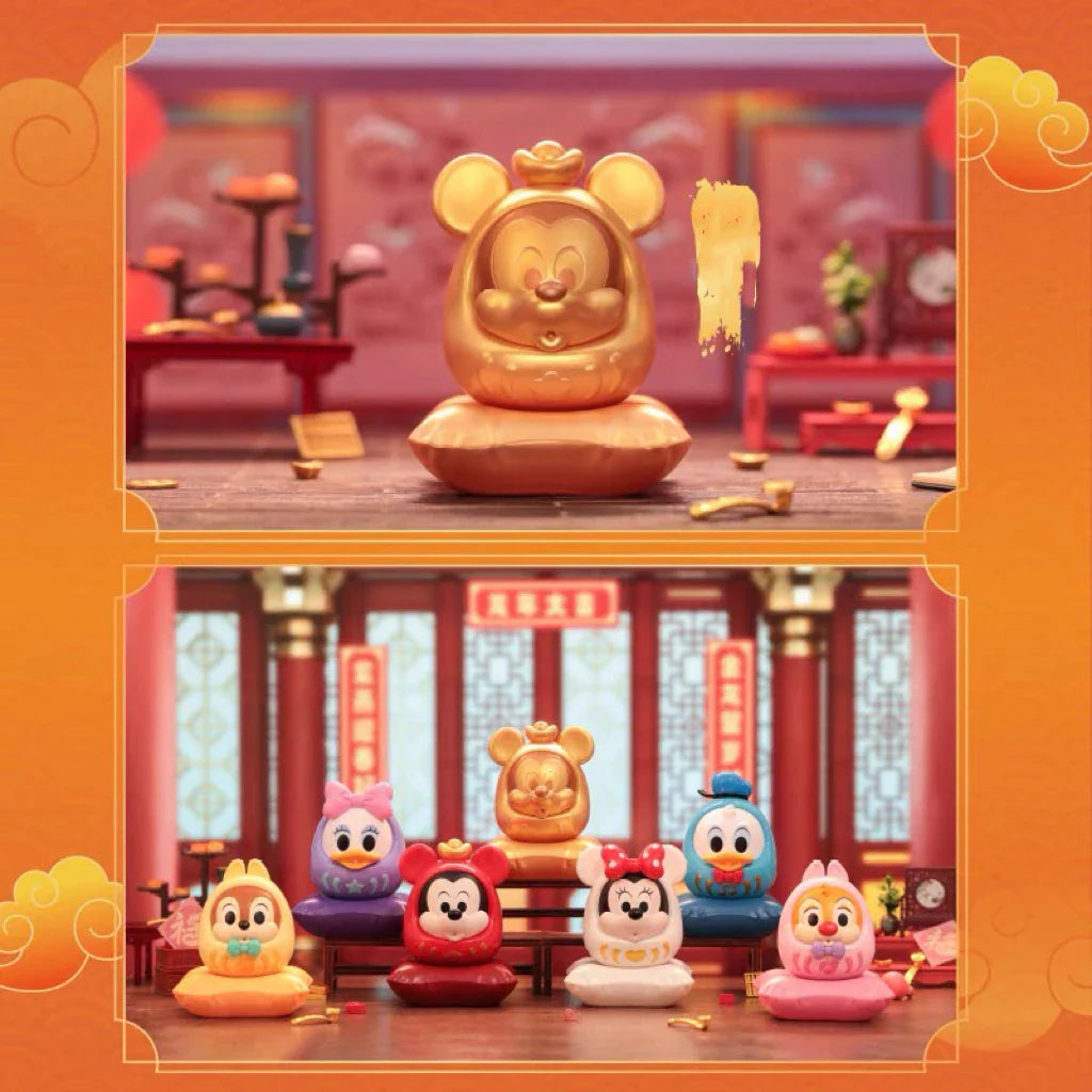TOPTOY x Disney Mickey Mouse Family Dharma Series Toy ของเล่นฟิกเกอร์ ของขวัญวันเกิด สําหรับเด็ก