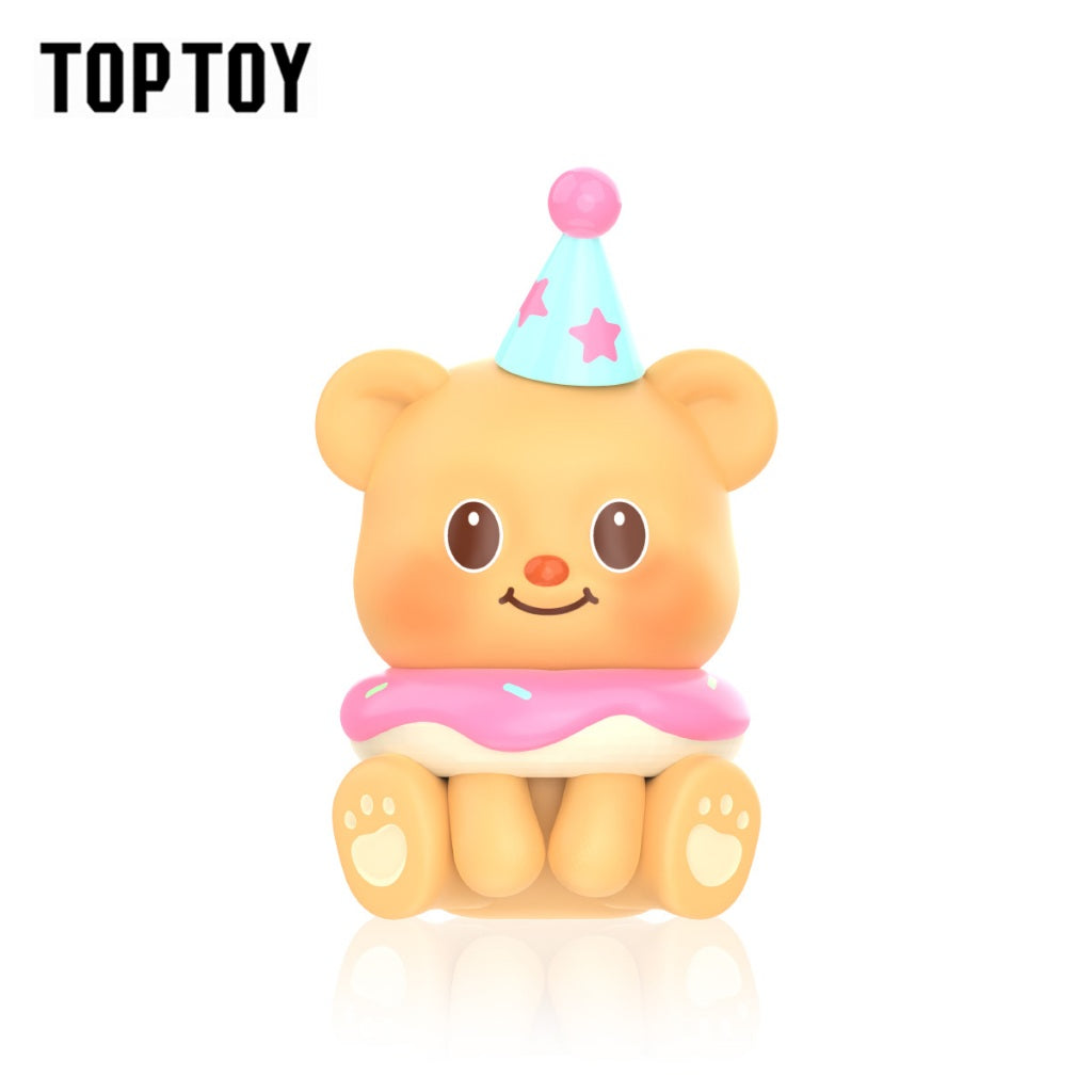 [10 Blind Bags] TOPTOY x Butterbear Magic Sitting Series Mini Figures Surprise Bag ของเล่นฟิกเกอร์