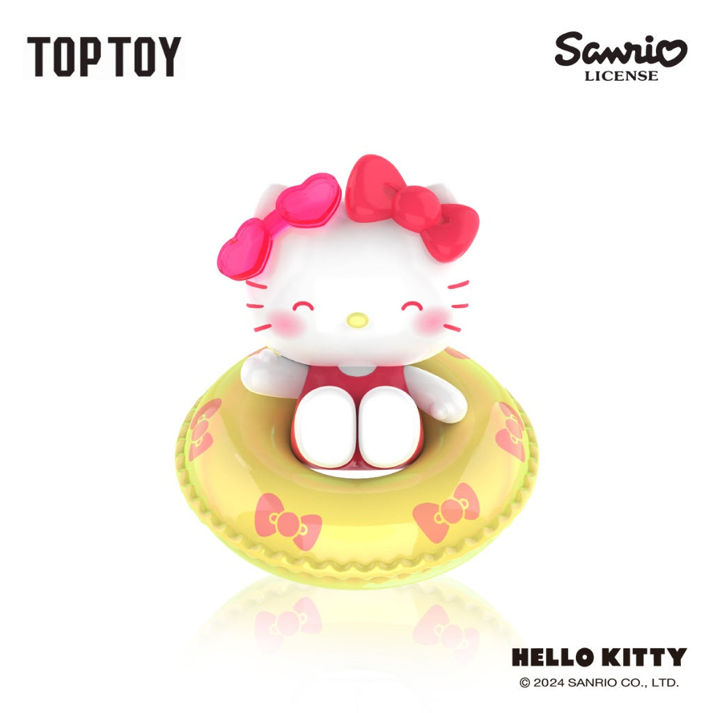 [Single Blind Bag] TOPTOY x Sanrio Family MINI Swim Ring Series Figures Toy ของเล่น ของขวัญ