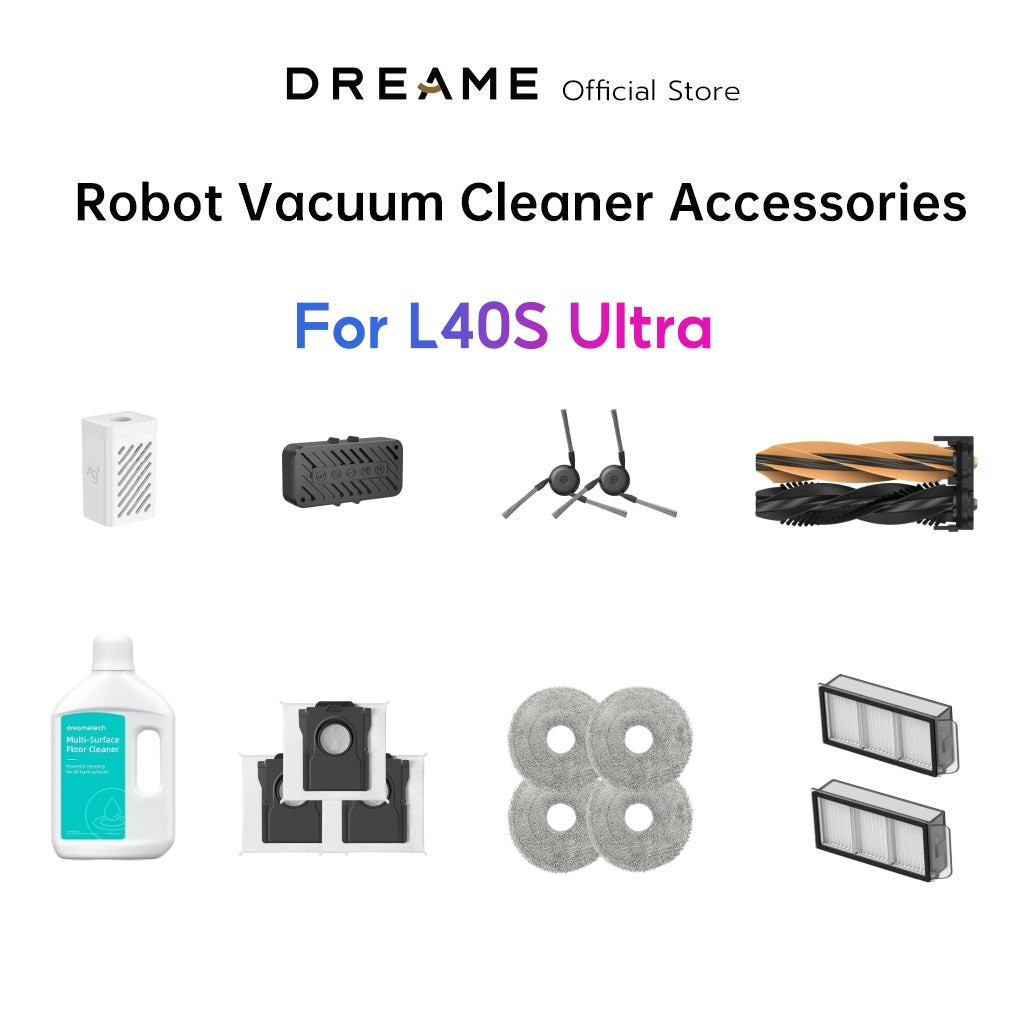 Dreame L40S Ultra Accessories | อุปกรณ์เสริมหุ่นยนต์ดูดฝุ่น