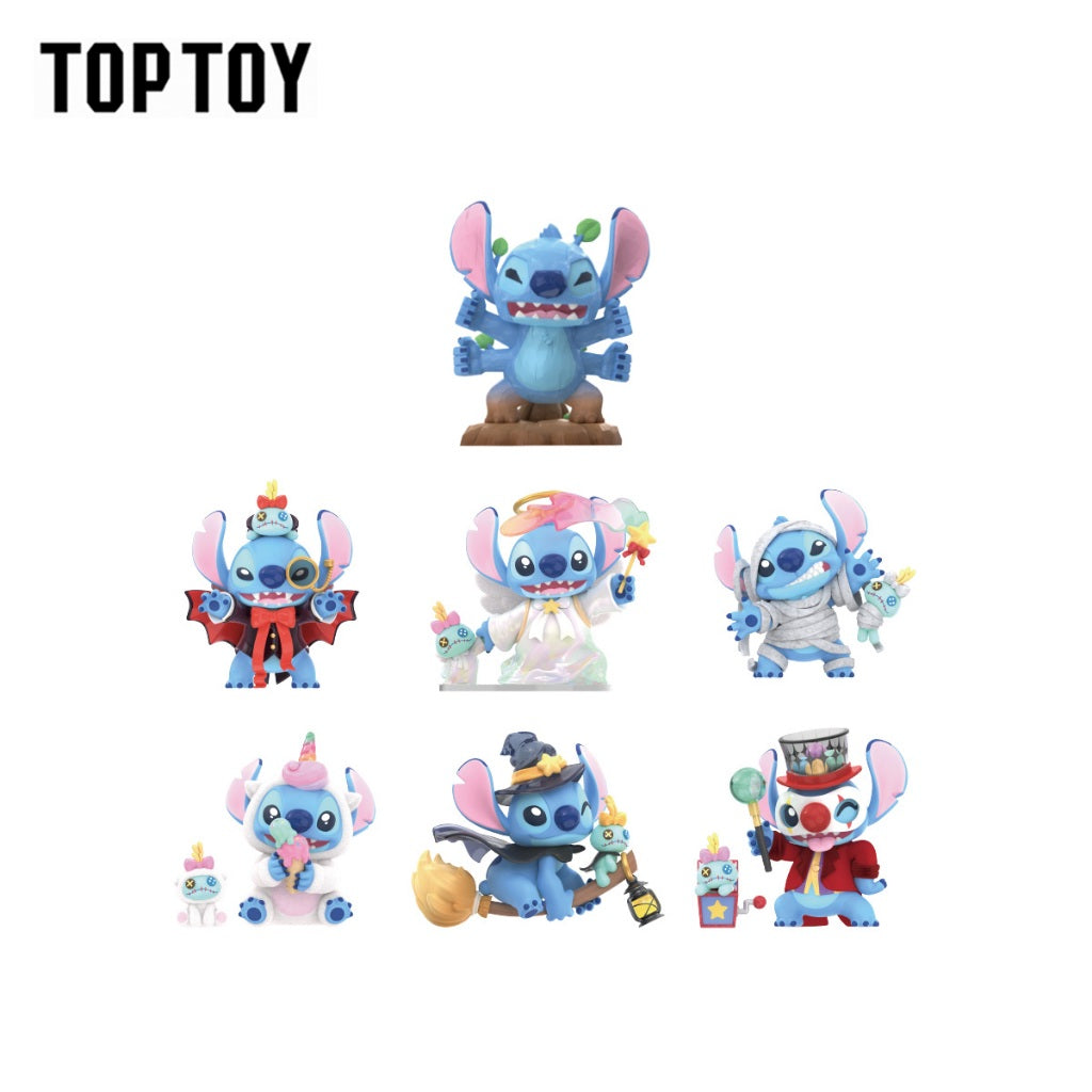 [6 Blind Boxes] TOPTOY x Disney Stitchs Wacky Diary 2.0/1.0 Figures Blind Box ของเล่นฟิกเกอร์ ของขวัญวันเกิด