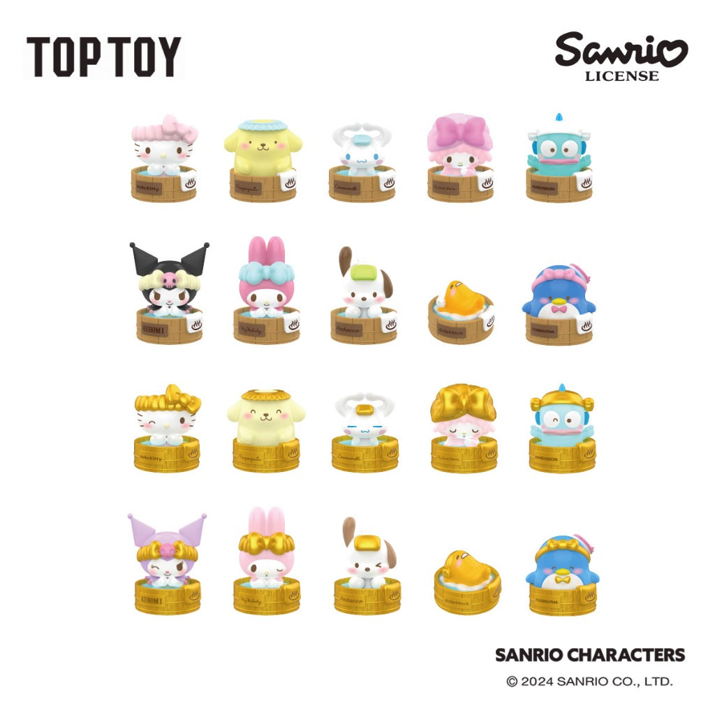 TOPTOY x Sanrio Characters Hot Spring Series Figures Toy ของเล่น ของขวัญวันเกิด