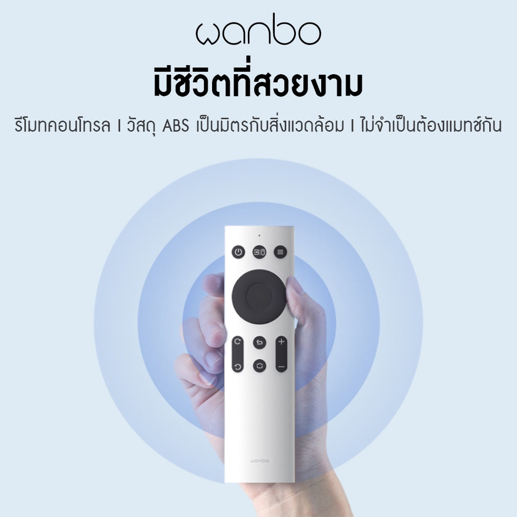 Wanbo Projector remote control รีโมทคอนโทรล สำหรับใช้กับ wanbo ทุกรุ่น