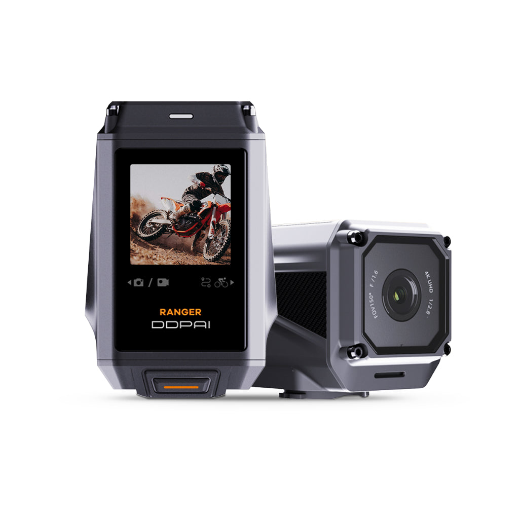 DDPAI RANGER Riding Camera กล้องขี่ 4K HD กล้องแอคชั่น กล้องติดรถยนต์ กันน้ํา สําหรับรถจักรยานยนต์และจักรยาน