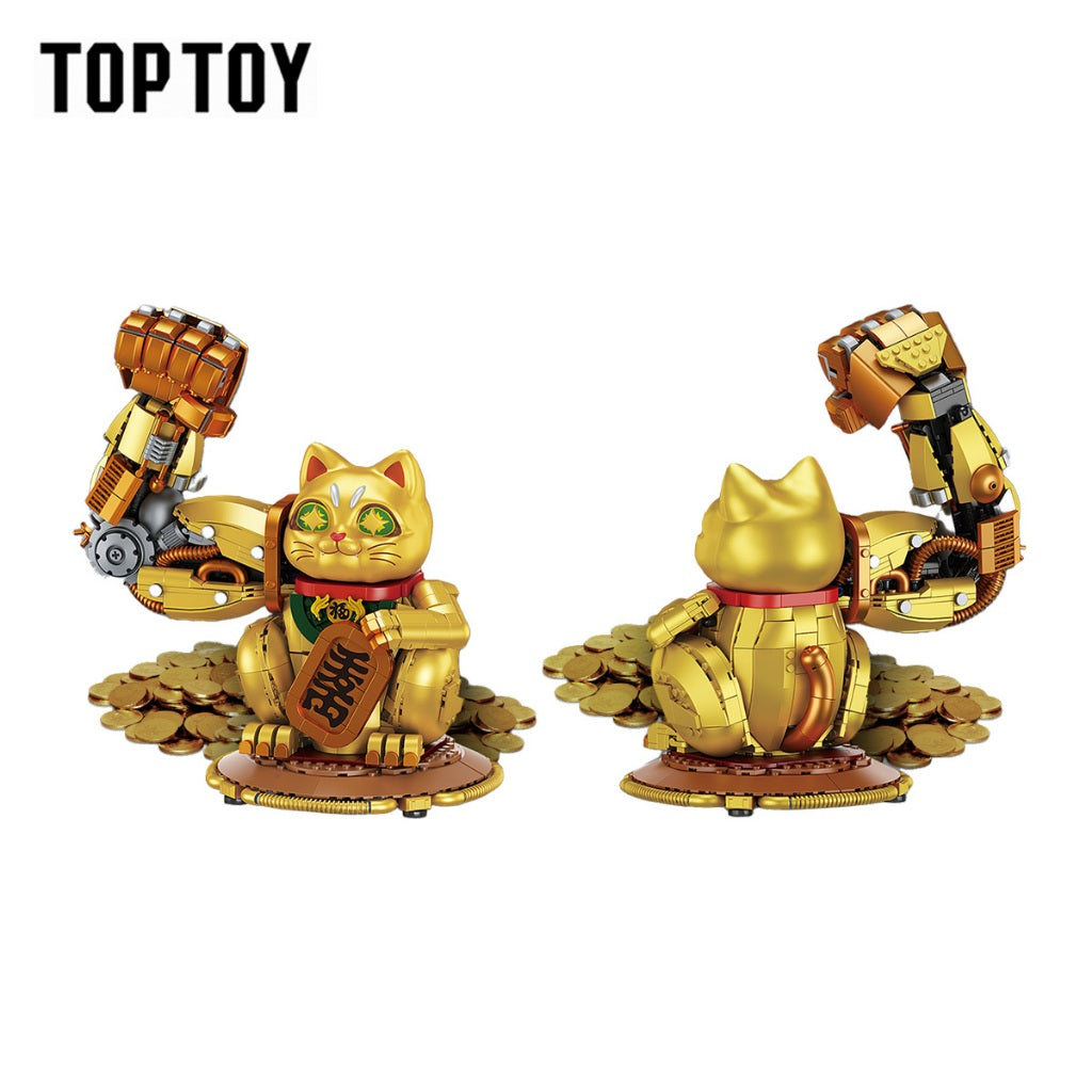 TOPTOY x Great Power Fortune Cat-Power Fortune Building Blocks บล็อกตัวต่อ ของเล่น ของขวัญ