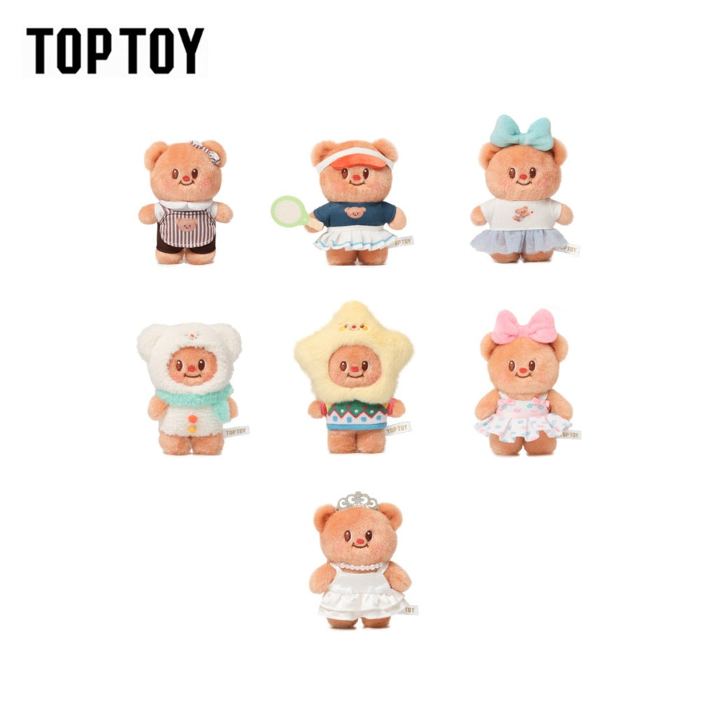 [Gift] TOP TOY x Butterbear Versatile Wardrobe Plush Figures Blind Box ของเล่นฟิกเกอร์ ของขวัญ พวงกุญแจ