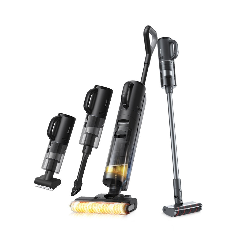 Dreame H12 Dual Wet and Dry Vacuum 4-in-1 เครื่องดูดฝุ่นถูพื้น อเนกประสงค์ทั้งแบบเปียกและแห้ง เป่าแห้งเพียง 30 นาที