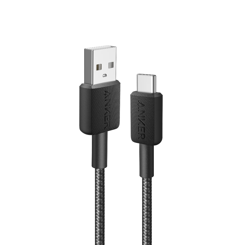 [สำหรับ iPhone 16]Anker 322 USB-A to C Cable สายชาร์จเร็ว รองรับ CarPlay 3A สายใหม่แบบถัก ชาร์จเร็วมือถือ Samsung/iPhone
