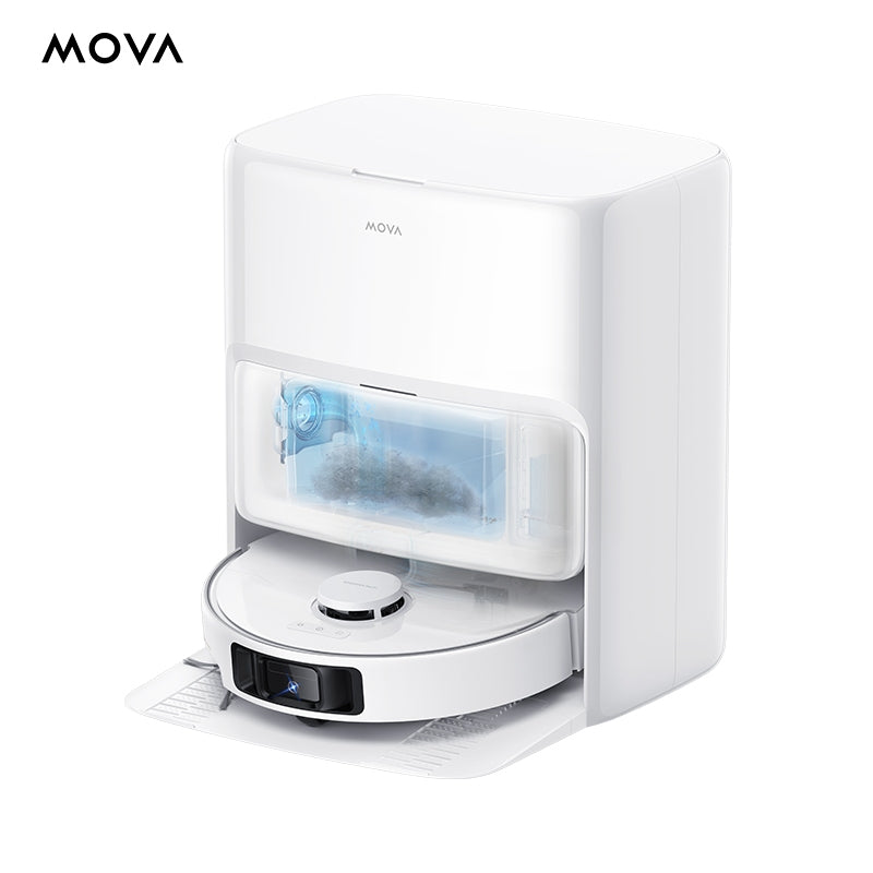 MOVA P50 Ultra Robot Vacuum Mop หุ่นยนต์ดูดฝุ่นและล้างพื้นแรงดูด19000Pa ทำความสะอาดได้ทั่วถึง หมดปัญหาผมพันกัน