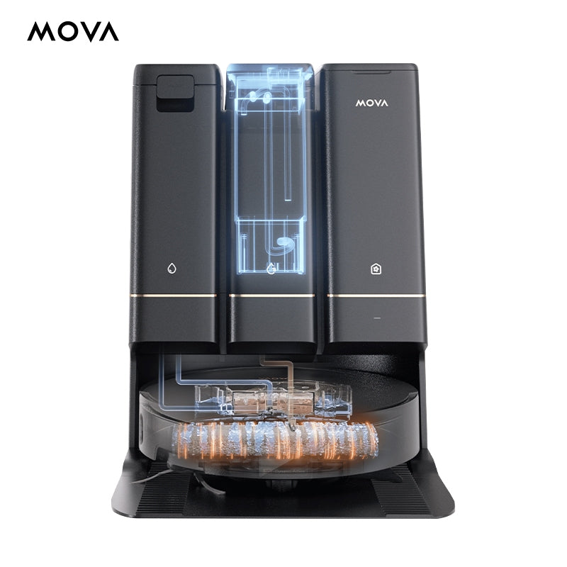 MOVA Z50 Ultra Robot Vacuum Mop หุ่นยนต์ดูดฝุ่น แรงดูด 19000Pa ทำความสะอาดด้วยน้ำร้อนหมุนเวียน สะอาดครบทุกมุม