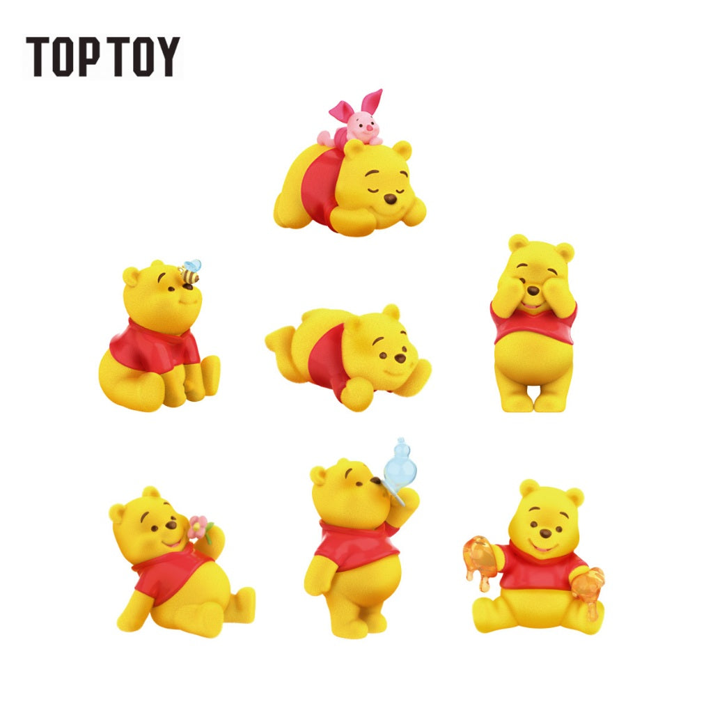TOPTOY x Disney Winnie the Pooh Happy Everyday Series Figures Blind Box ของเล่น ของขวัญ สําหรับเด็ก