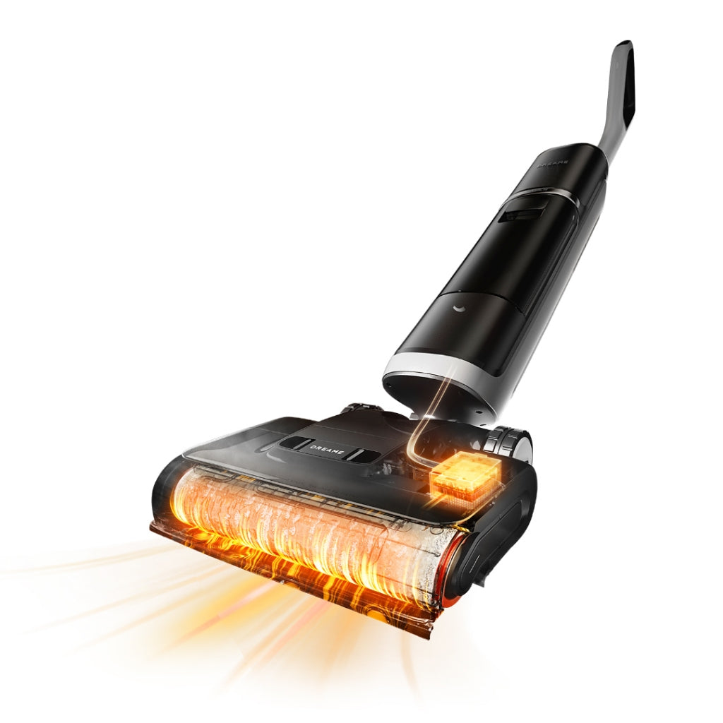 Dreame H15 Pro Heat Wet and Dry Vacuum แขนกลอัจฉริยะ AI เครื่องดูดฝุ่นถูพื้น เส้นผมพันกันเป็น0ล้างด้วยน้ำร้อน100℃
