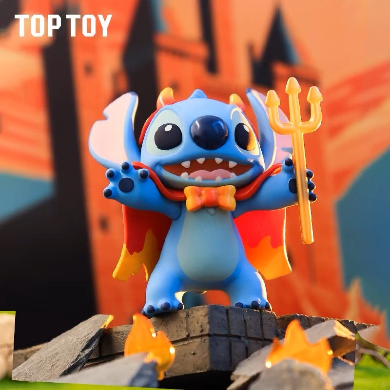 [6 Blind Boxes] TOPTOY x Disney Stitch's Weird Diary Series Figures Blind Box ของเล่นฟิกเกอร์ ของขวัญ