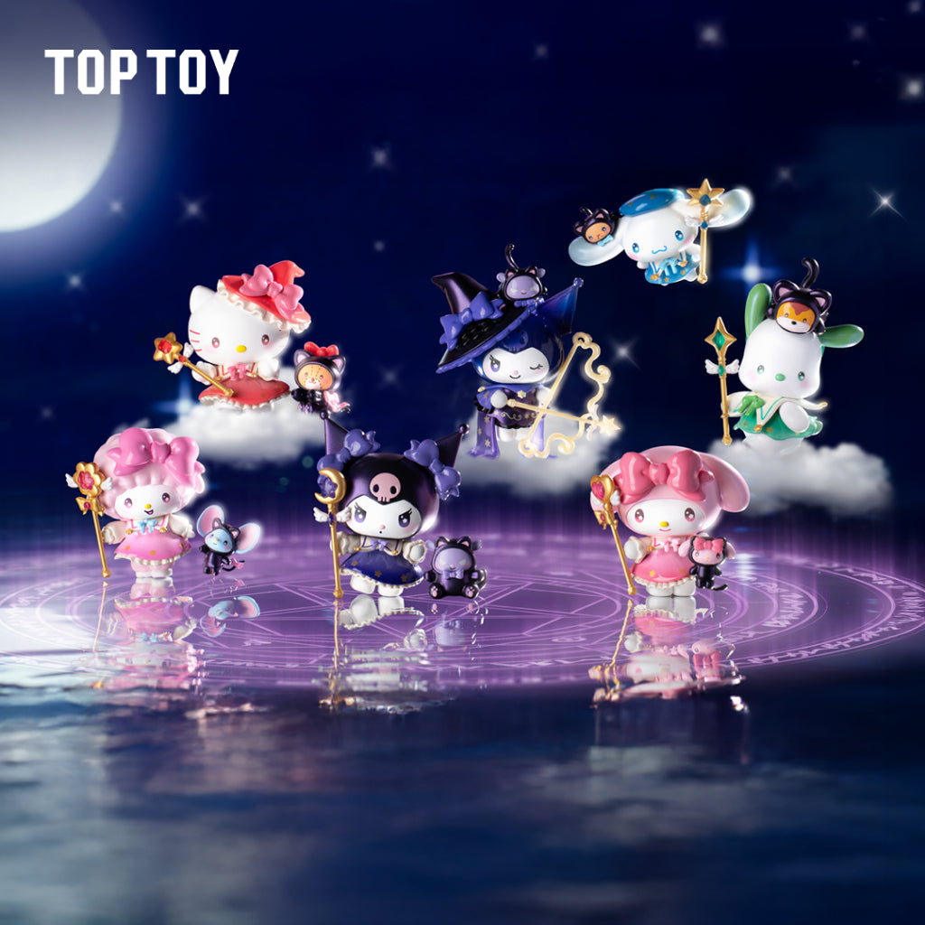TOPTOY x Sanrio Starry Night Party Magician Figures Blind Box ของเล่นฟิกเกอร์ ของขวัญวันเกิด
