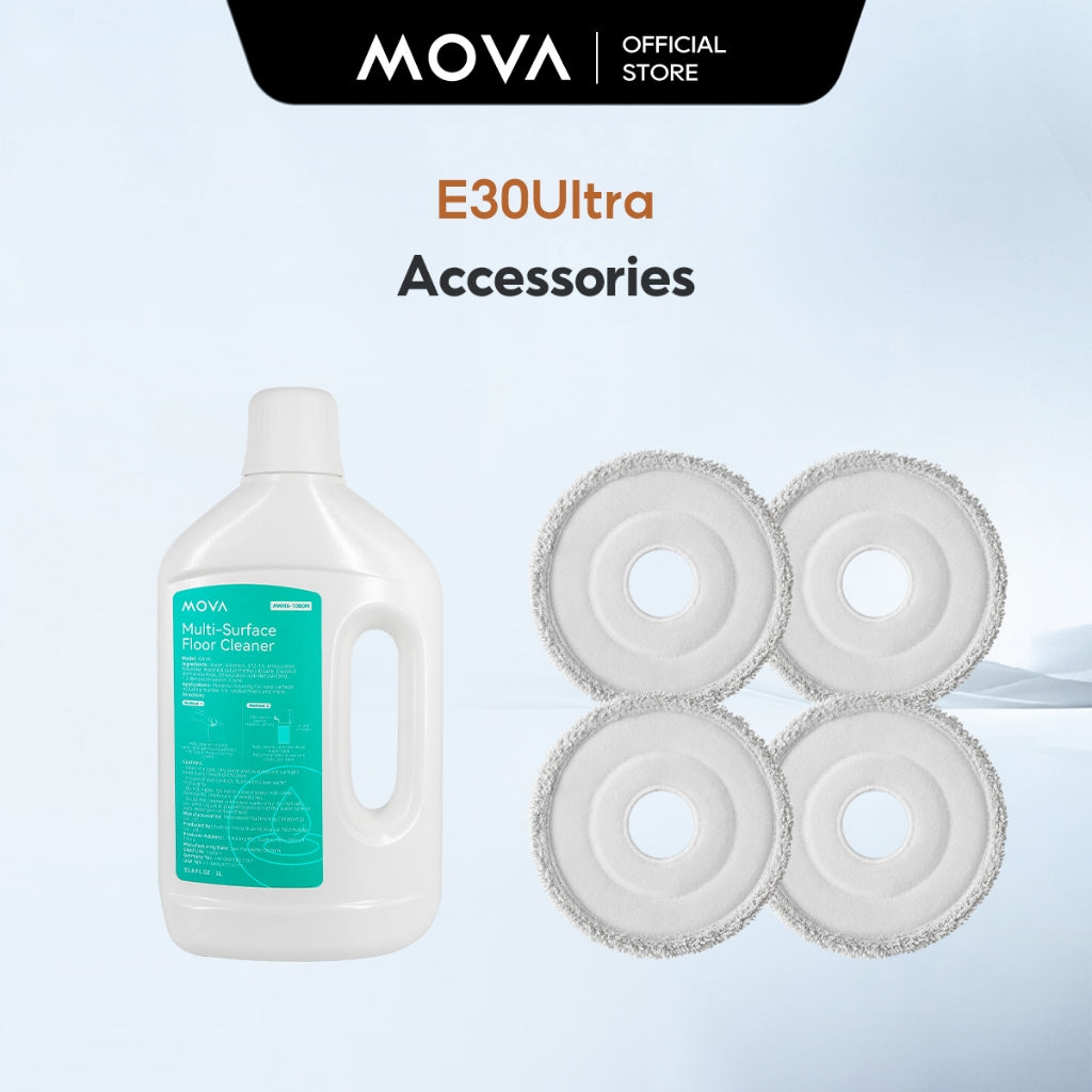 MOVA E30 Ultra Accessories อุปกรณ์เสริมหุ่นยนต์ดูดฝุ่น