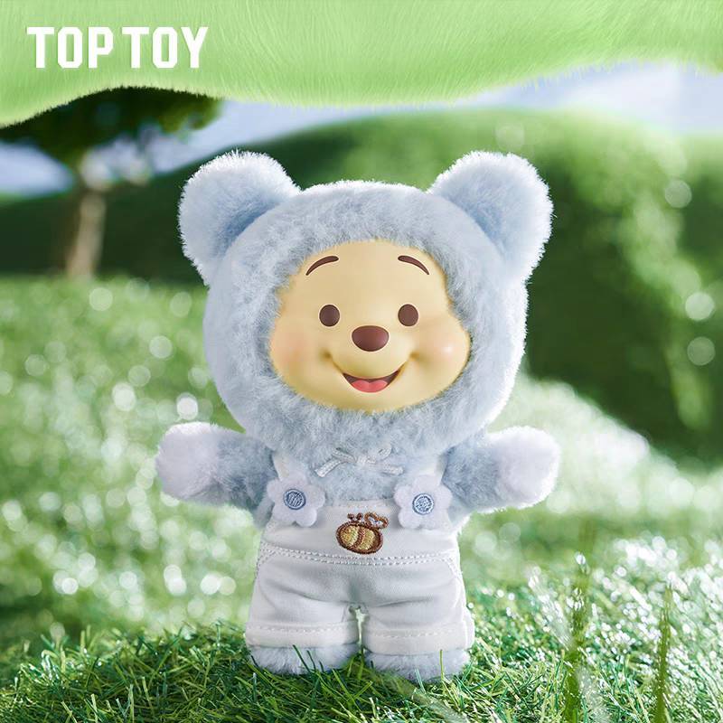 TOPTOY x Disney Winnie the Pooh Candy Bear Series Vinyl Plush Blind Box ของเล่นฟิกเกอร์ ของขวัญ