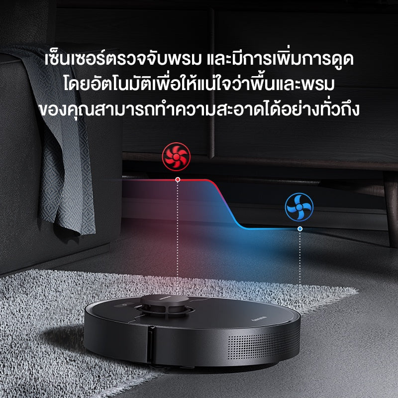 Dreame Bot L10 Pro Robot Vacuum and Mop Cleaner หุ่นยนต์ดูดฝุ่น อัตโนมัติ ถูพื้น ควบคุมผ่านแอป