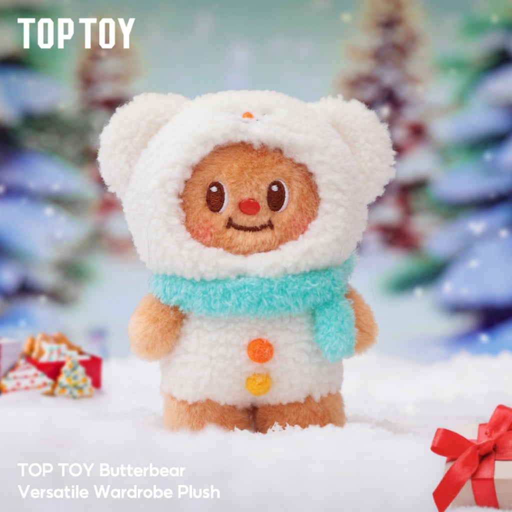 [Gift] TOP TOY x Butterbear Versatile Wardrobe Plush Figures Blind Box ของเล่นฟิกเกอร์ ของขวัญ พวงกุญแจ