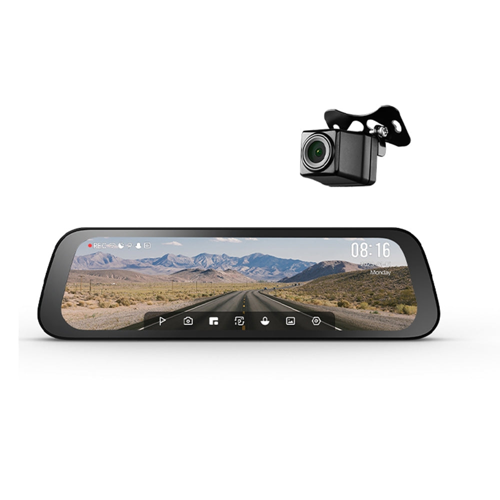 70mai Rearview Dash Cam S500 Type-c 1944P 3K ภาพถอยรถ กล้องมองหลัง  กล้องคู่บันทึก HDR ตรวจสอบการจอดรถตลอด 24H