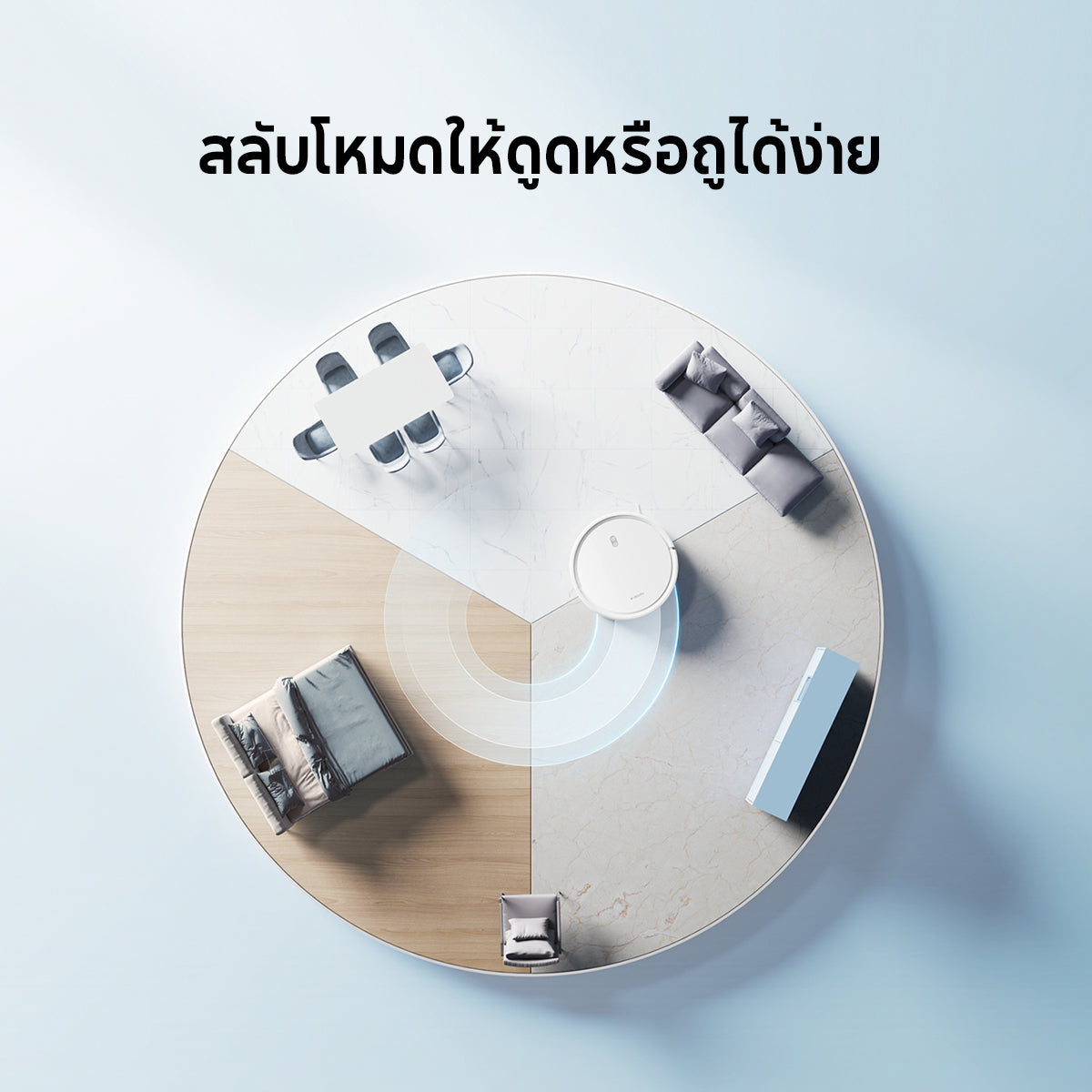 [HOT] Xiaomi Mi Mijia Robot Vacuum Mop E10/E10C หุ่นยนต์กวาด เครื่องดูดฝุ่น ดูดแรง 4000Pa โหมดคู่ดูดฝุ่น/ถูพื้น