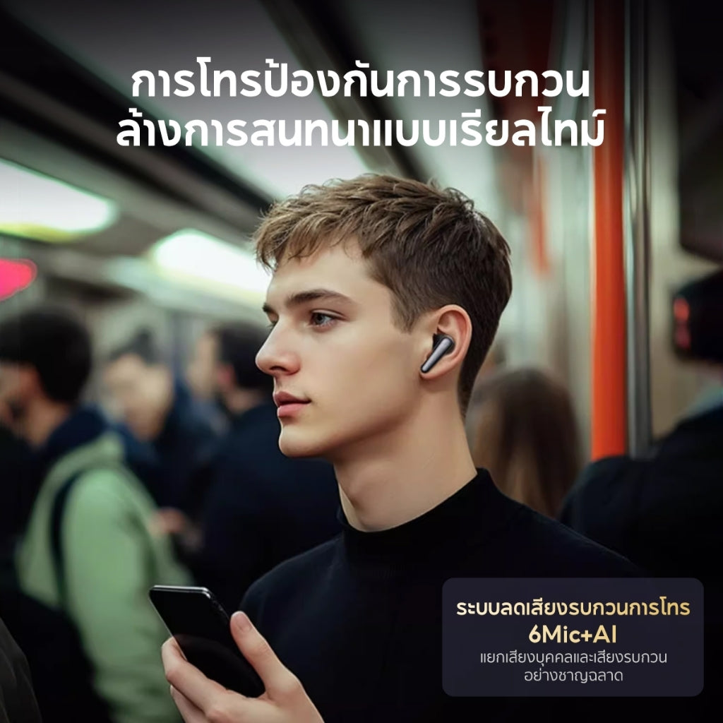 Soundcore Liberty 4 Pro Noise Cancelling True-Wireless Earbuds หูฟังบลูทูธไร้สาย 5.3 ลดเสียงรบกวน Adaptive ANC