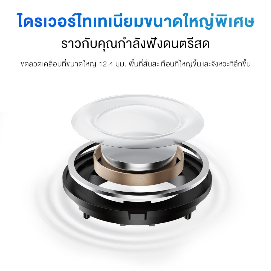 Xiaomi Redmi Buds 5 Wireless Bluetooth Earphone หูฟังบลูทูธไร้สาย การใช้งานได้นาน 28 ชม