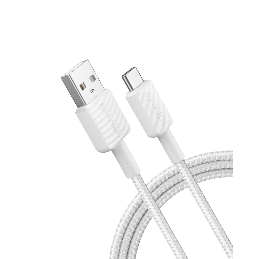 [สำหรับ iPhone 16]Anker 322 USB-A to C Cable สายชาร์จเร็ว รองรับ CarPlay 3A สายใหม่แบบถัก ชาร์จเร็วมือถือ Samsung/iPhone