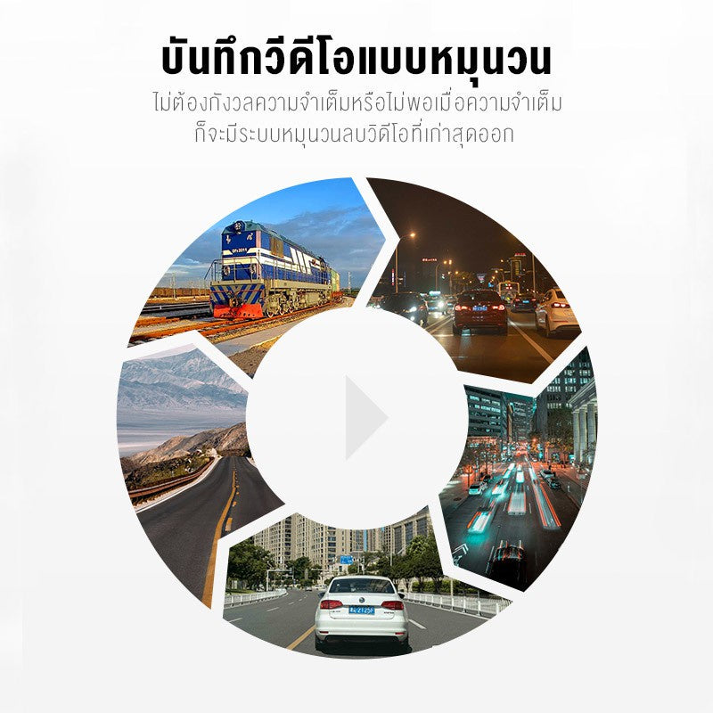 70mai Pro Plus A500S Dash Cam 2.7K CAR CAMERA 70MAI A500S WDR กล้องติดรถยนต์อัฉริยะ ควบคุมผ่าน APP รับประกันศูนย์ไทย 1ปี