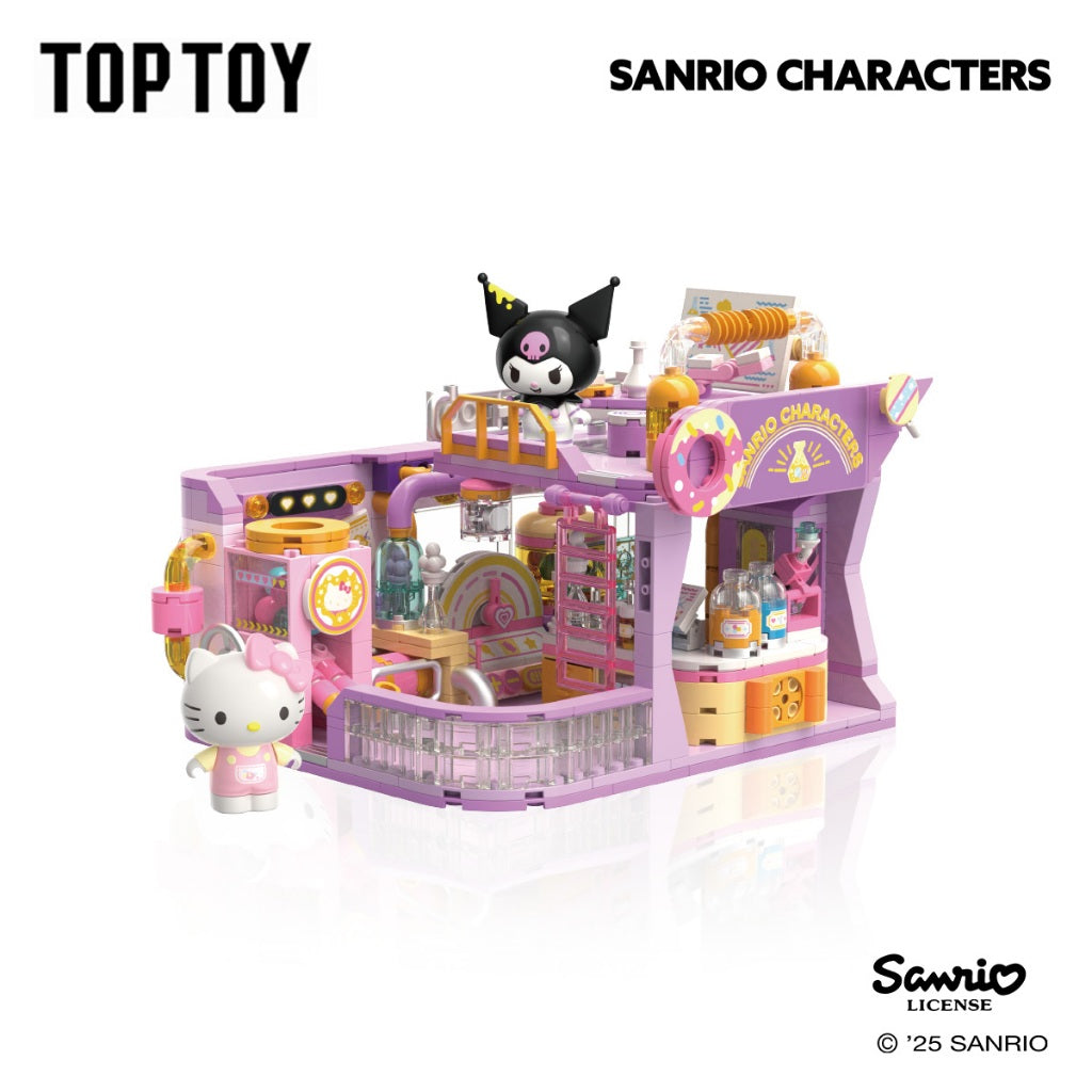 TOPTOY x Sanrio-School Series-Afternoon Classroom/Inspiration Lab/Sweet Dream Kindergarten Building Blocks บล็อกตัวต่อ