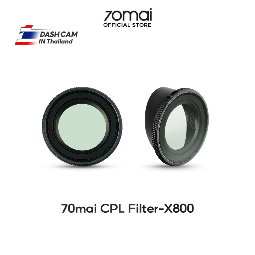 70mai CPL Filter สําหรับ 70Mai Dash Cam ใสสุดๆ กันน้ำ กันรอยขีดข่วน ลดแสงสะท้อน