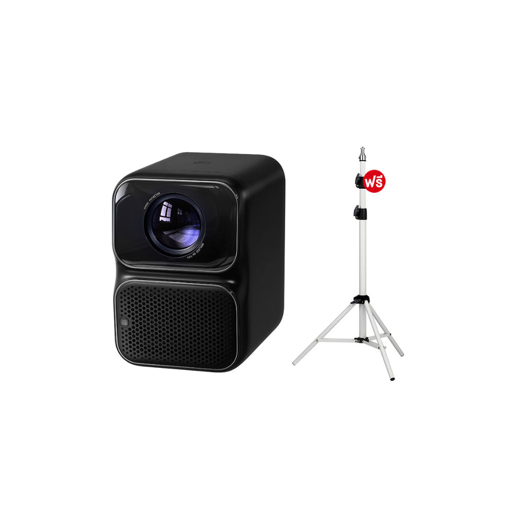 Wanbo TT Projector 4K HD โปรเจคเตอร์ โปรเจคเตอร์พกพา โฟกัสอัตโนมัติ ลิขสิทธิ์แท้จาก NETFLIX 360° Dolby Sound Effect