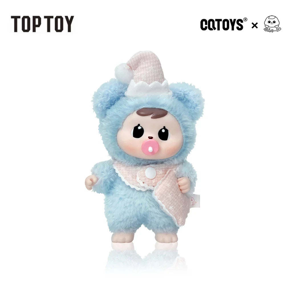 TOPTOY + CQTOYS x “Bao-ao，Goodnight” Baby Series Plush Blind Box ของเล่นฟิกเกอร์ ของขวัญวันเกิด