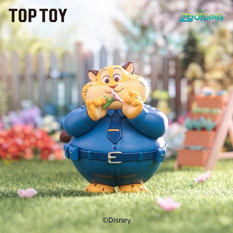 TOPTOY x Disney Zootopia Flower World Series Blind Box ของเล่นฟิกเกอร์ ของขวัญวันเกิด สําหรับเด็ก